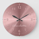 Buscar acero relojes de pared Oro