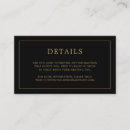 Buscar negro y oro invitaciones Prometida