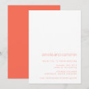 Buscar coral boda invitaciones Minimalista