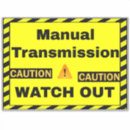 Buscar manual pegatinas parachoque Advertencia