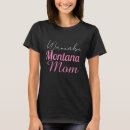 Buscar hecho en montana camisetas Para ella