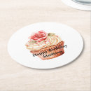Buscar cupcake posavasos Rosa