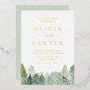 Buscar invierno boda invitaciones Bosque