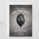 Buscar león blanco y negro invitaciones Animal