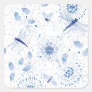 Buscar libélula azul pegatinas Floral