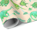 Buscar naranja y verde papel de regalo Cualquier niño