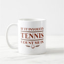 Buscar tenis divertido tazas Raqueta