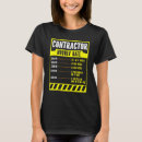 Buscar handyman camisetas Contratista