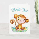 Buscar monkey tarjetas Cualquier niño
