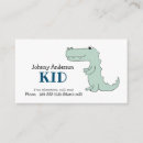 Buscar dinosaurios tarjetas de visita Para niños