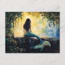 Buscar pinturas de la sirena postales Para todos