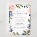 Buscar quinceanera azul marino invitaciones Elegante