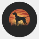 Buscar perros de caza pegatinas Blanco