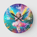 Buscar alas del ángel relojes de pared Celestial