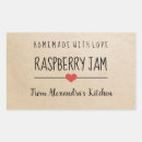 Buscar frambuesa pegatinas Mermelada de frambuesa