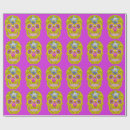 Buscar skull papel de regalo Calavera