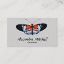 Buscar mariposa roja tarjetas de visita Naturaleza