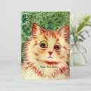 Buscar gato del vintage tarjetas Antiguo