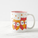 Buscar búho amarillo tazas Lindo
