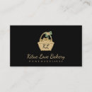 Buscar croissant tarjetas de visita Pastelería