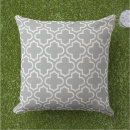 Buscar quatrefoil gris cojines Cuatrifolio