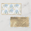 Buscar hortensia tarjetas de visita Elegante