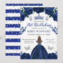 Buscar pelo azul invitaciones Floral