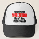 Buscar idiota gorras Sarcasmo