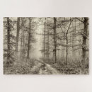 Buscar bosque blanco y negro puzzles General y unisex