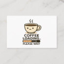 Buscar cafeína tarjetas de visita Humor