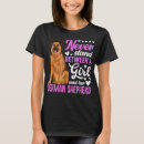 Buscar perro de pastor alemán camisetas Animal