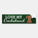 Buscar dachshund pegatinas parachoque Perros