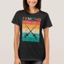 Buscar fencing camisetas Funny