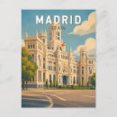 Buscar españa madrid postales Viaje retro vintage