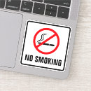 Buscar prohibido fumar pegatinas No permitido