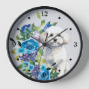 Buscar frise del bichon relojes de pared Blanco
