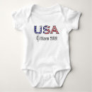 Buscar patriotas bebe ropa Blanco rojo y azul