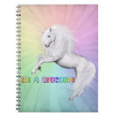 Buscar unicornio del arco iris cuadernos General y unisex