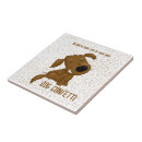 Buscar perro negro azulejos Divertido