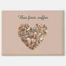 Buscar granos de café imanes Marrón