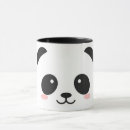 Buscar cara de la panda tazas Lindo