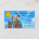 Buscar animales tarjetas de visita Veterinario
