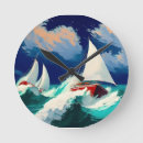 Buscar vela relojes de pared Acuarela