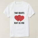 Buscar dos corazones camisetas Amar