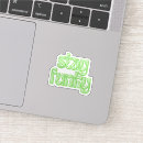 Buscar funky pegatinas Verde