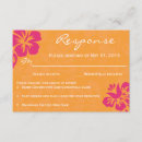 Buscar naranja y fuschia invitaciones Tropical