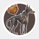 Buscar doberman pegatinas Amante del perro