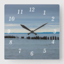 Buscar nublado relojes de pared Lago