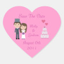 Buscar save the date corazon pegatinas Forma de corazón
