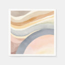 Buscar olas servilletas Acuarela